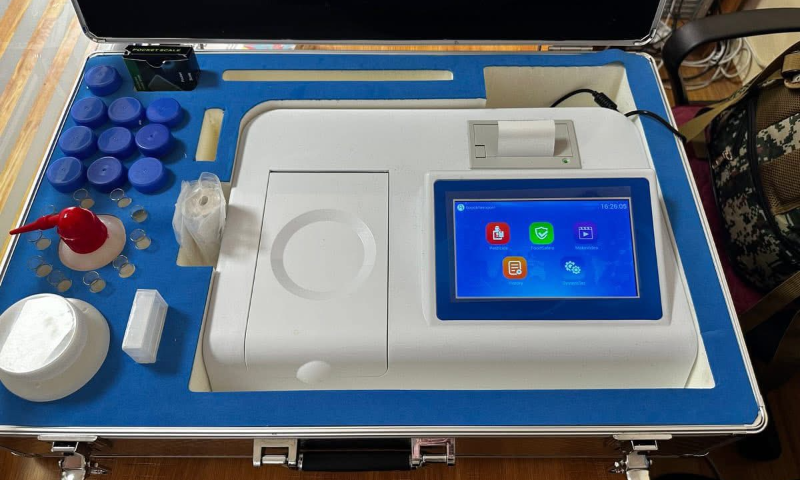 ПЕСТИЦИДИЙН ҮЛДЭГДЭЛ ТОДОРХОЙЛОХ ХУРДАВЧИЛСАН ШИНЖИЛГЭЭНИЙ  БАГАЖТАЙ БОЛЛОО 