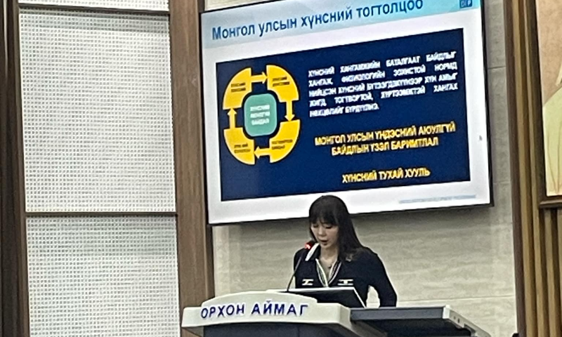 НҮБ-ИЙН ХӨГЖЛИЙН ХӨТӨЛБӨРИЙН БАГИЙНХАН ОРХОН АЙМГИЙН СТАНДАРТ, ХЭМЖИЛ ЗҮЙН ХЭЛТЭСТ АЖИЛЛАЛАА
