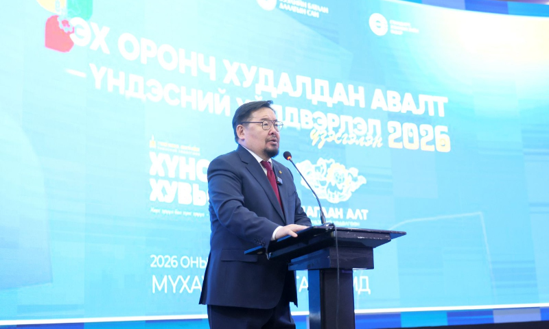 Эх оронч худалдан авалт-Үндэсний үйлдвэрлэл 2026” үзэсгэлэнгийн нээлтэд Монгол Улсын Ерөнхий сайд Г.Занданшатар оролцлоо. Тэрбээр “Монголд үйлдвэрлэв” гэдэг зөвхөн шошго, гарал үүсэл биш, чанар, хариуцлага, бахархлын баталгаа байх учиртайг онцлоод, үндэсний үйлдвэрлэл хүчирхэг байж эдийн засаг тогтвортой байна. Эдийн засаг тогтвортой байж ажлын байр нэмэгдэнэ. Ажлын байр нэмэгдэж байж иргэдийн амьдрал бодитоор сайжирна. Иймээс эх орондоо үйлдвэрлэсэн бүтээгдэхүүнийг худалдан авах, үндэсний үйлдвэрлэлээ дэмжих нь өнөөдрийн сонголт төдийгүй маргаашийн хөгжилд оруулж буй хөрөнгө оруулалт гэдгийг Ерөнхий сайд Г.Занданшатар хэллээ.  
